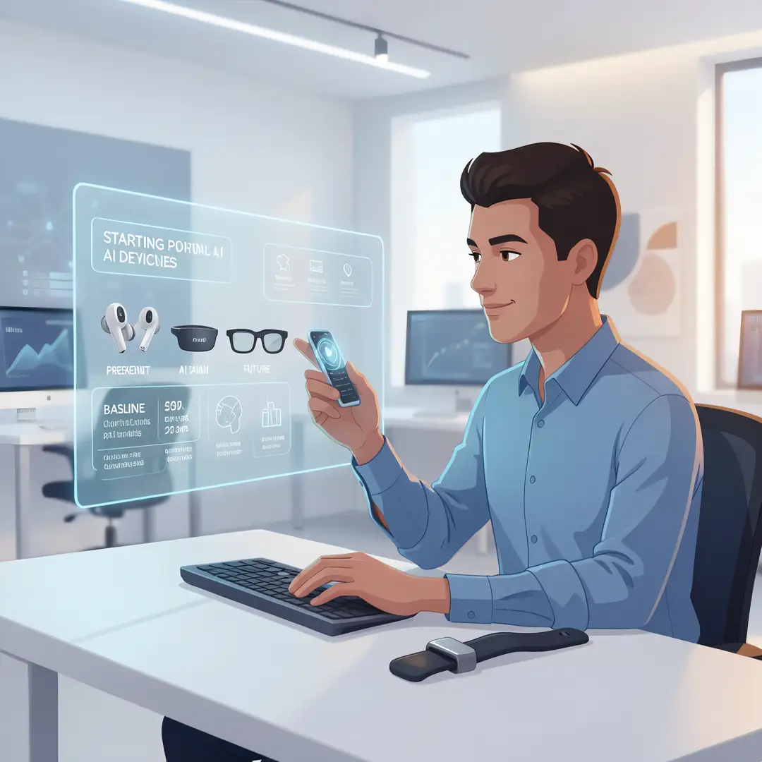 Step 2: Illustration for step: Assess your starting point related to The Future of Personal AI Devices, prof