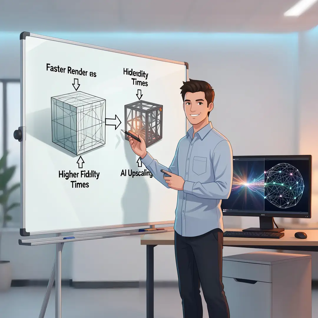 Step 3: Illustration for step: Set clear goals related to How AI Is Improving Computer Graphics and 3D Rende