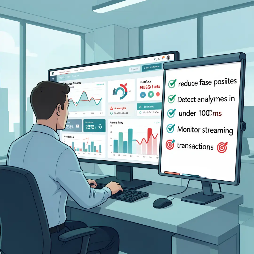 Step 3: Illustration for step: Set clear goals related to The Technology Behind Real-Time Fraud Detection, p
