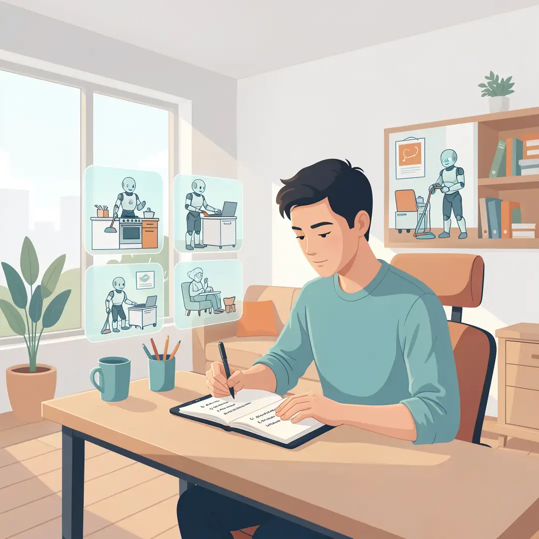 Step 3: Illustration for step: Set clear goals related to The Future of Robotic Assistants in Everyday Life,