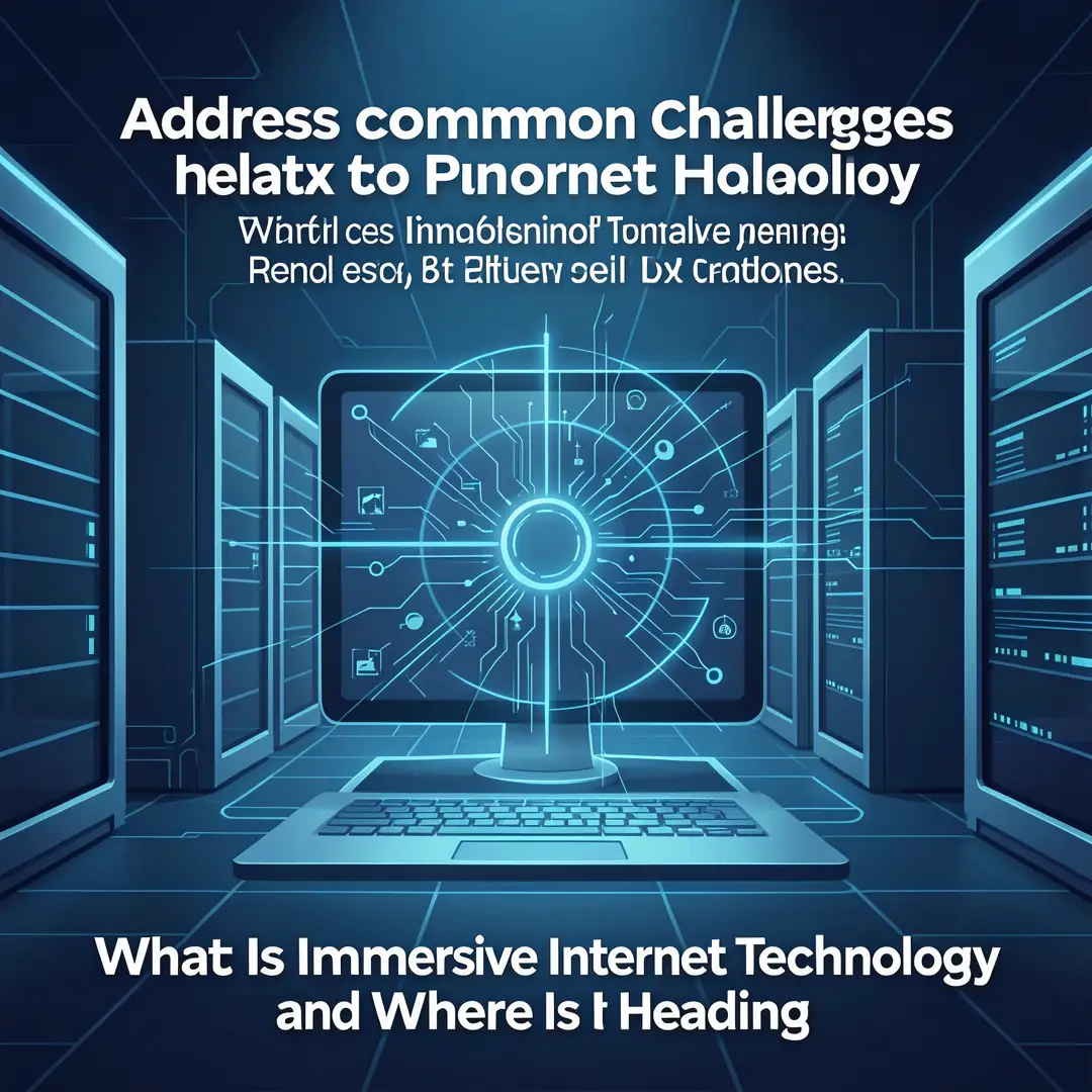 Step 7: Illustration for step: Address common challenges related to What Is Immersive Internet Technology an