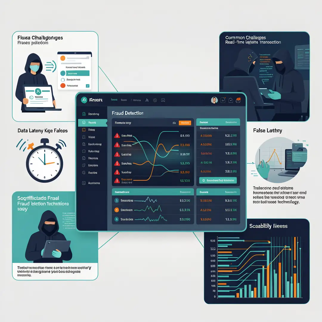 Step 7: Illustration for step: Address common challenges related to The Technology Behind Real-Time Fraud De