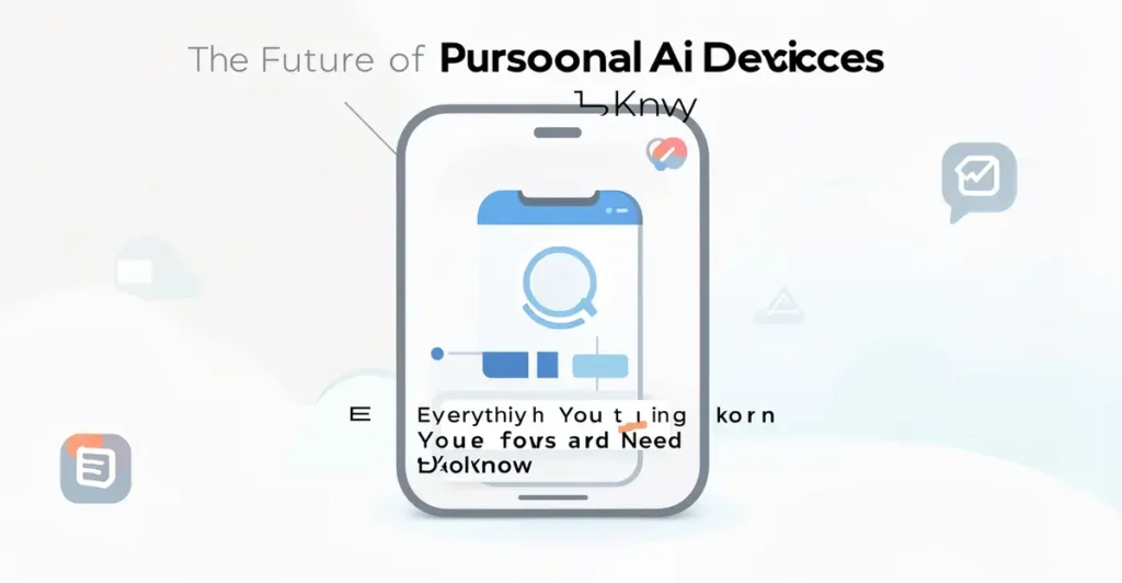 Featured image: Professional featured image for: The Future of Personal Ai Devices: Everything You Need to Know. Cle