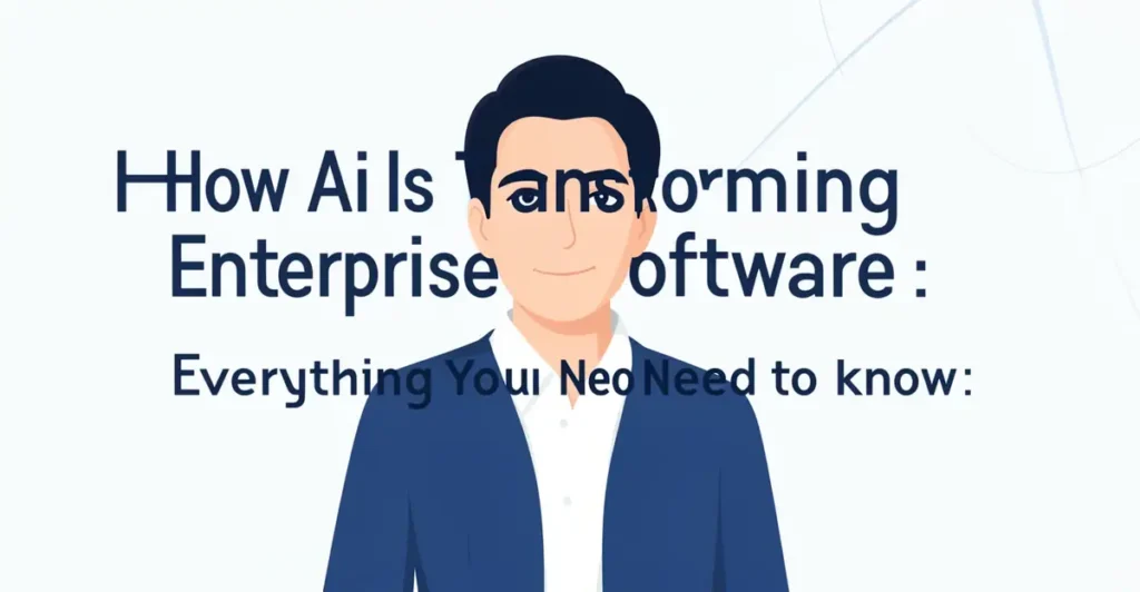 Featured image: Professional featured image for: How Ai Is Transforming Enterprise Software: Everything You Need to